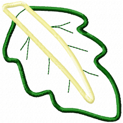 Leaves Embroidery Design 12